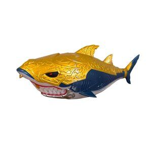 Treasure X Sunken Gold Shark 10-inch Action Figure preowned mouth & belly opens